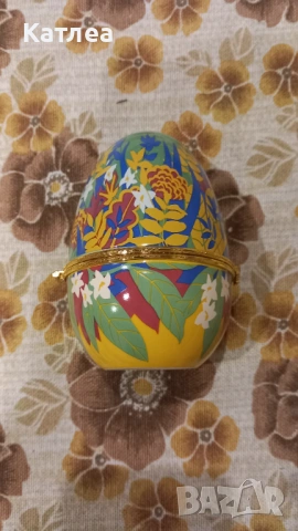 Голямо порцеланово яйце , снимка 4 - Декорация за дома - 53621079