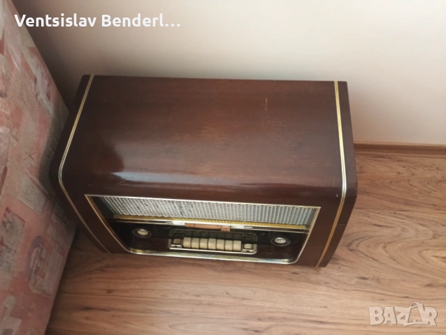 Старо немско лампово радио, снимка 2 - Други - 54224116