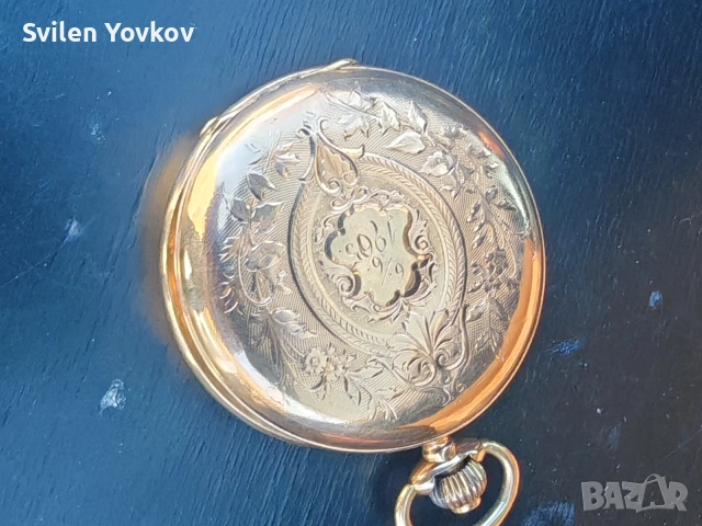 Продавам златен джобен часовник 14к на 121години , снимка 9 - Мъжки - 53865745