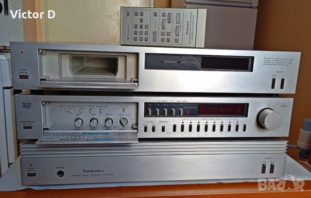 TECHNICS SE-A808 & ST-K808 & SH-R808 с дистанционно, снимка 2 - Ресийвъри, усилватели, смесителни пултове - 52929544