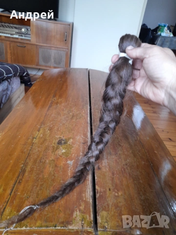 Стара естествена коса #17, снимка 2 - Други ценни предмети - 54174440