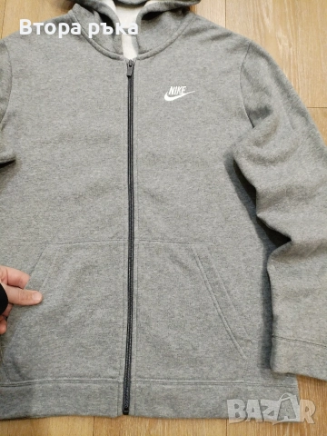 Nike fleece горнище За момчета оригинален , снимка 3 - Детски анцузи и суичери - 52695705