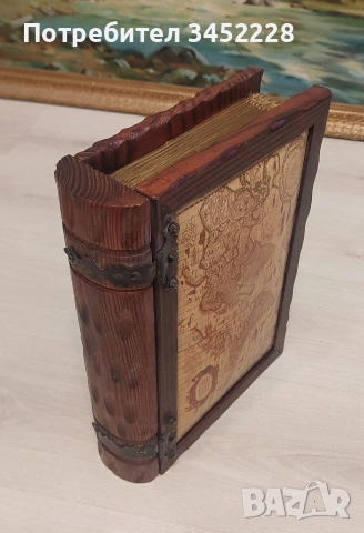 Кутия дървена ретро голяма за ценители отлична , снимка 5 - Декорация за дома - 54044918