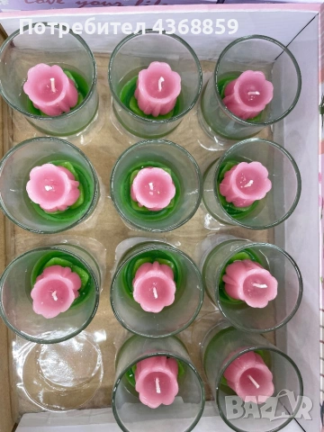 Подаръчни Свещи , снимка 2 - Декорация за дома - 53497449