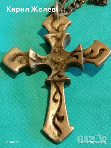 КОЛИЕ с КРЪСТ КРАСИВ МОДЕН АКСЕСОАР ДИЗАЙНЕРСКИ МНОГО КРАСИВ 13700, снимка 8 - Колиета, медальони, синджири - 52481355