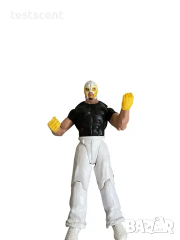 Екшън фигура WWE Rey Mysterio Рей Мистерио 1999 Titan Tron Jakks Pacific USA figure играчка Vintage, снимка 15 - Други - 48437761