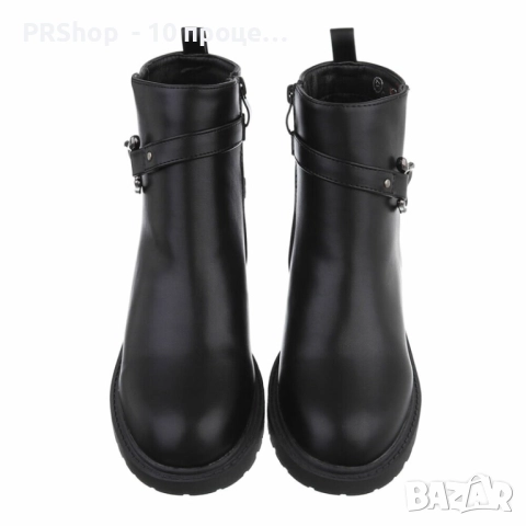 Дамски боти, еко кожа, Черен или Кафяв, снимка 8 - Дамски боти - 52026162