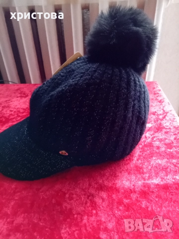 Дам.зимна шапка, снимка 2 - Шапки - 51956753