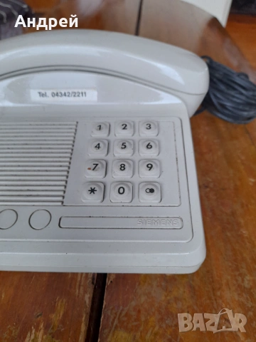 Стар телефон Siemens, снимка 2 - Антикварни и старинни предмети - 53697849