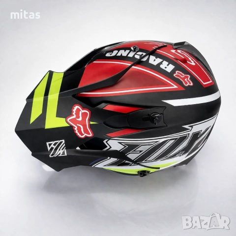 Кросова каска FOX, Full Face, DOT Сертификат, Размер: L, снимка 9 - Аксесоари за велосипеди - 47280976