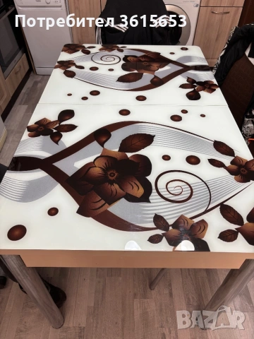 Трапезна разгъваема маса, снимка 3 - Маси - 53756956