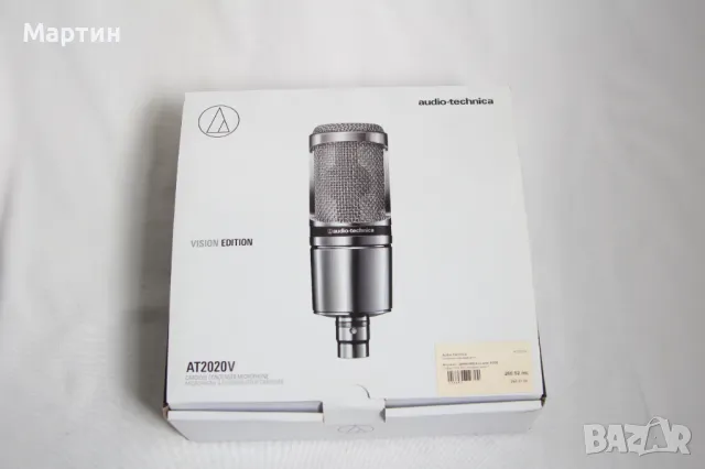 Кондензаторен микрофон Audio-Technica AT2020V, снимка 2 - Микрофони - 49583858