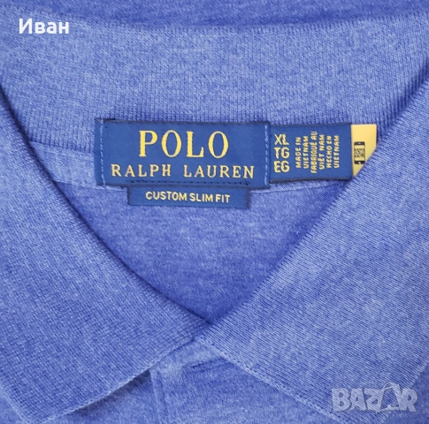 Нова оригинална фланелка Polo Ralph Lauren custom slim fit - размер XL, L, M - 100% памук, снимка 9 - Тениски - 54038332