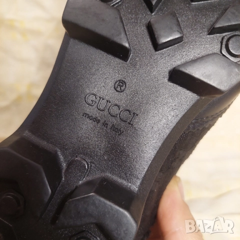 Gucci - Винтидж  Маратонки /  бутонки / голф  / стоножки / обувки  от кожа и плат Номер 42 ., снимка 8 - Футбол - 52457668