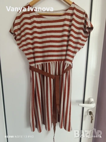 Рокля с блясък л-хл , снимка 6 - Рокли - 51363101