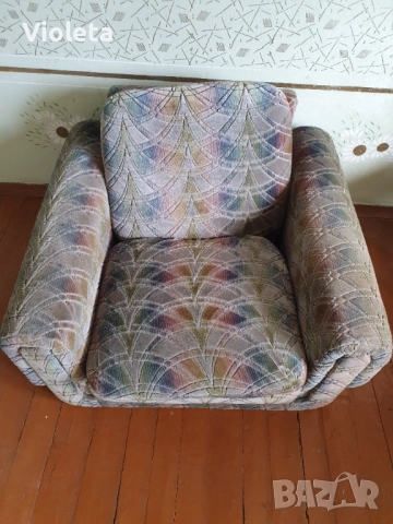 Фотьойл с размери ширина 90 см височина 80 см височина на седалка 40см., снимка 2 - Дивани и мека мебел - 52722012