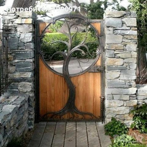 Врати, порти, портали, огради, парапети, беседки от ковано желязо и дърво.