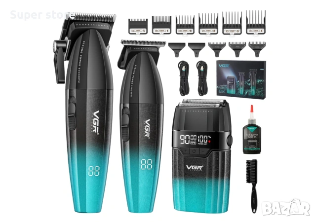 Комплект машинки за подстригване, снимка 4 - Машинки за подстригване - 54172498