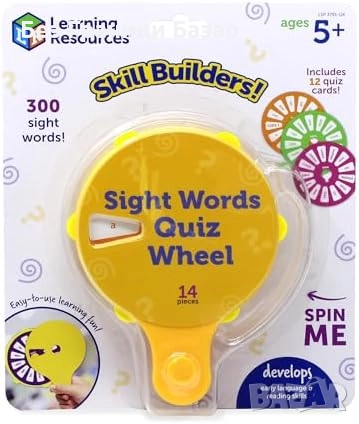 Нова Образователна игра колело за четене и думи на английски за деца 5+