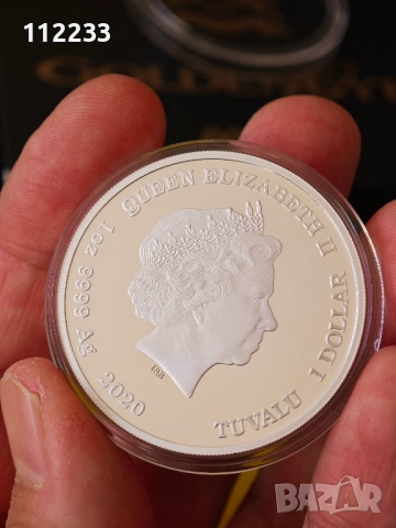 1 унция Golden Eye сребро 999.9 Proof, снимка 4 - Нумизматика и бонистика - 52773601