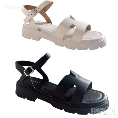 Детски кожени сандали с каишки за малки и големи момичета, снимка 6 - Детски сандали и чехли - 45888646
