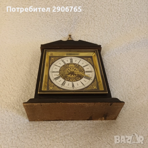 Часовник каминен Jerger Германия работещ, снимка 10 - Антикварни и старинни предмети - 52467770