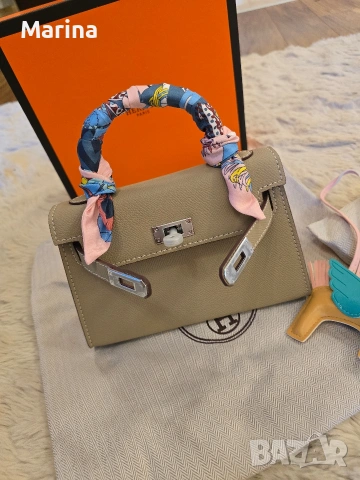 Налична чанта Hermes Mini Kelly, снимка 4 - Чанти - 53322393