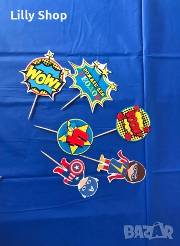 Покани, банер за рожден ден, Супер герои  / Super Heroes, снимка 7 - Покани - 53188668