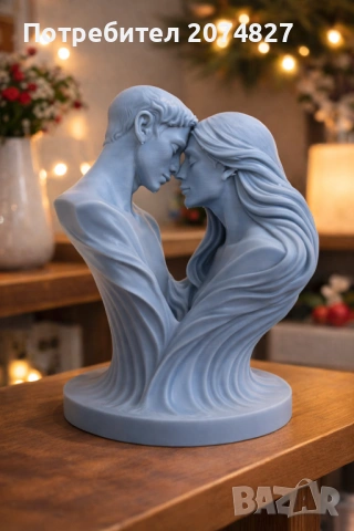 Статуетка Влюбени , снимка 2 - Декорация за дома - 53370177