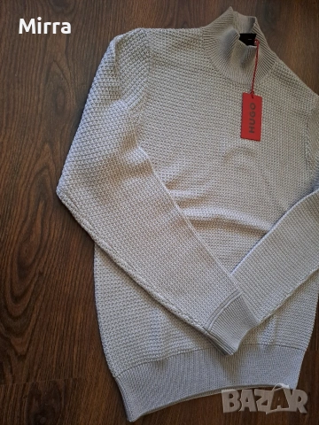 Hugo Boss H-Emaurelio Поло Пуловер, снимка 3 - Пуловери - 52139451