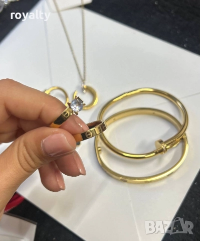 Комплект от Медицинска Стомана , снимка 4 - Бижутерийни комплекти - 52884939