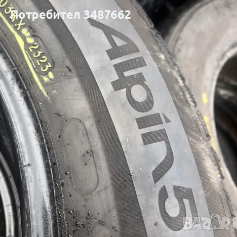 215 65 17 Michelin alpin 5 4броя зимни дот 2022г , снимка 7 - Гуми и джанти - 47469012