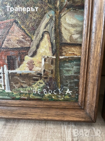 Стари маслени картини, снимка 3 - Други ценни предмети - 54211559