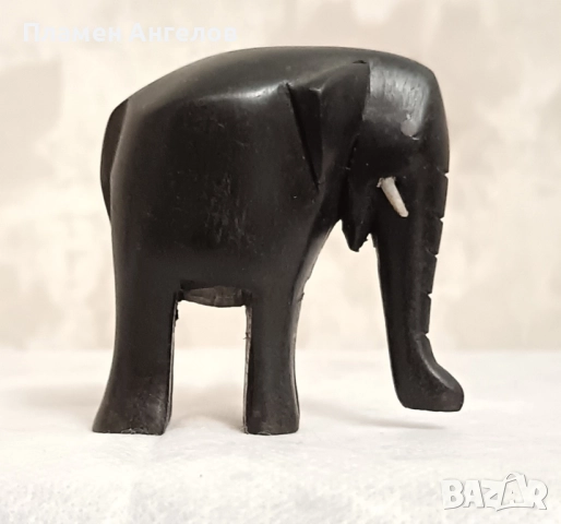 Дървени ръчно резбовани фигурки на слонове, снимка 5 - Антикварни и старинни предмети - 51802670