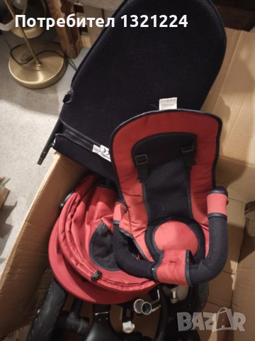 Мултифункционална детска триколка Wunderkid Trax, Сгъваема, Червено, снимка 4 - Детски велосипеди, триколки и коли - 50817859