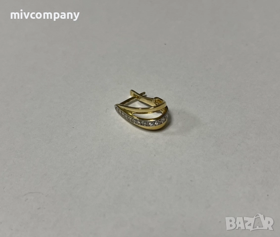 Златни обеци 2.90гр., снимка 2 - Обеци - 52652040