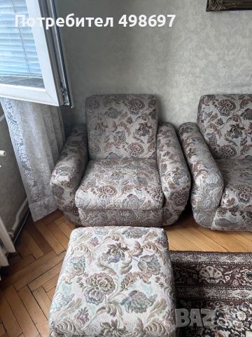 Холна гарнитура диван и фотьойли, снимка 6 - Дивани и мека мебел - 45526380