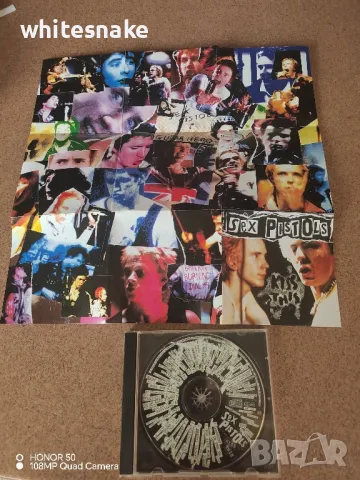 Sex Pistols,"Kiss This" '92 + poster,Virgin Records , снимка 1 - CD дискове - 47168377