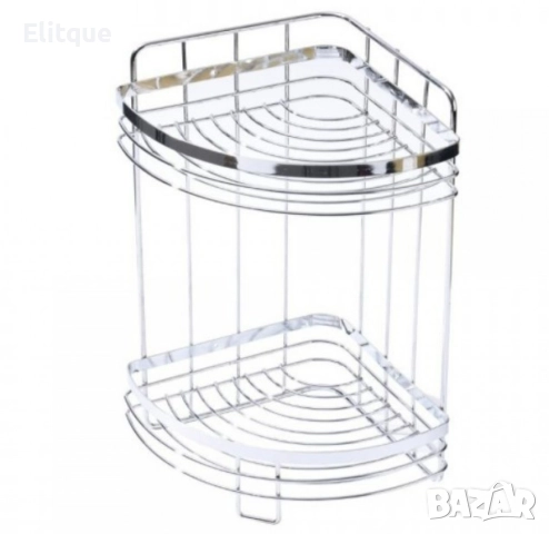 Етажерка за баня Rosberg R53001A2, 2нива/3нива ъгъл, 21x21x39см., снимка 2 - Други стоки за дома - 52888958