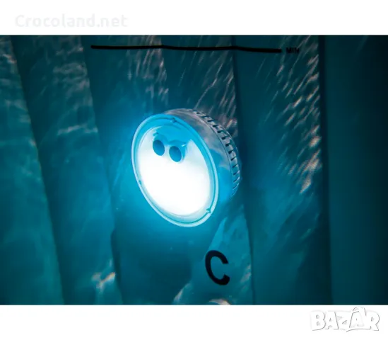 LED Лампа Intex, Многоцветна, диаметър 16.5 см, пластмаса, 5 цвята, снимка 4 - Басейни и аксесоари - 50084744