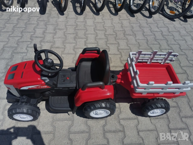 NEBRASKA акумулаторен трактор с ремарке DALLAS червен, снимка 4 - Други - 53849243