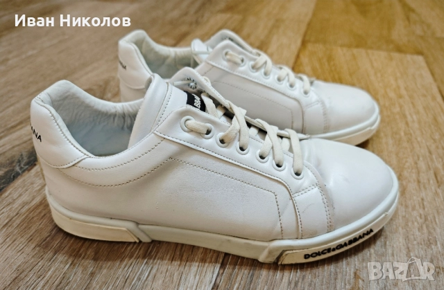 Dolce & Gabbana бели кецове, 26,5см стелка, снимка 8 - Маратонки - 52110530