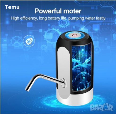 Иновативен смарт Електрически  безжичен презареждащ се диспенсър за вода !, снимка 2 - Друга електроника - 45692654
