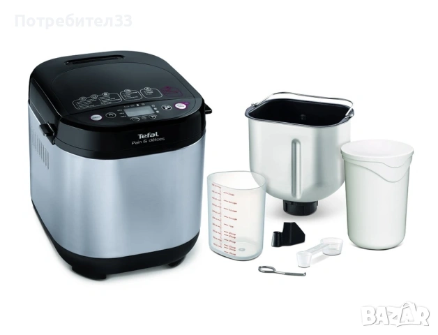Хлебопекарна Tefal PF240E38 BDM , 720 W, снимка 6 - Хлебопекарни - 54247083
