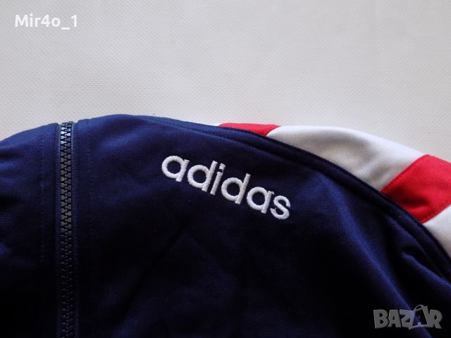 горнище adidas vintage адидас суитчър худи мъжко спорт оригинално XL/L, снимка 11 - Спортни дрехи, екипи - 45345079