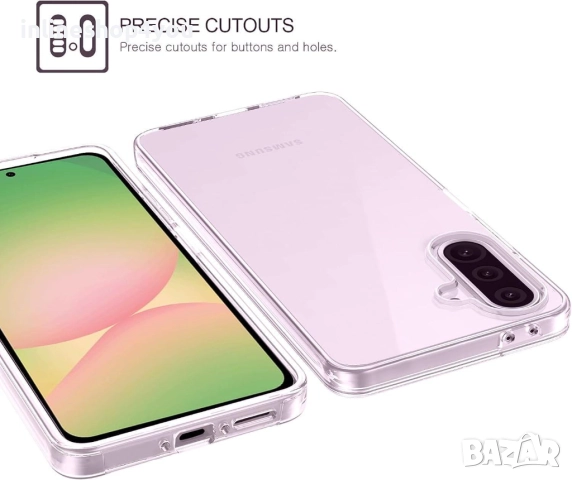 Прозрачен 360° Градуса Кейс Samsung Galaxy A36 / A56, снимка 6 - Калъфи, кейсове - 52647454