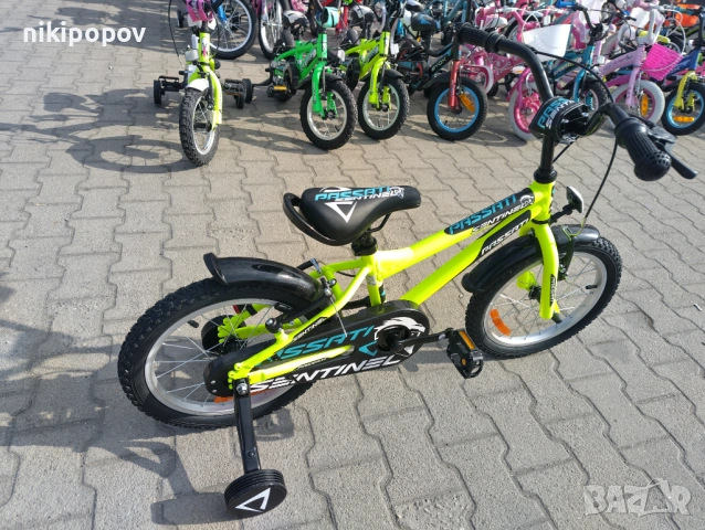 PASSATI Алуминиев велосипед 16" SENTINEL жълт, снимка 4 - Велосипеди - 53759348