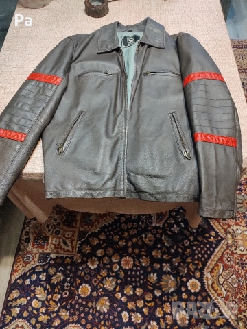 Мъжко кожено яке, снимка 4 - Якета - 53582967