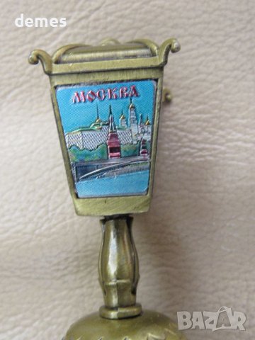 Метална камбанка от мед-сувенир от Москва-Русия, снимка 9 - Колекции - 46012171