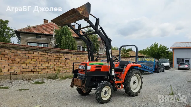 Японски трактор Hitachi NZ215 (Kubota GT21) с челен товарач, 4х4, 21 к.с., АграБГ Джолев, снимка 1 - Селскостопанска техника - 47072764